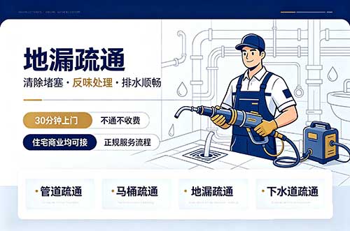安顺地漏疏通